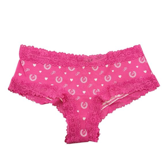 Victoria's Secret PINK Cheeky Lace Panties Womens Medium M LOT OF 4 VS Panty - Picture 6 of 9